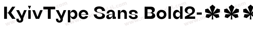 KyivType Sans Bold2字体转换